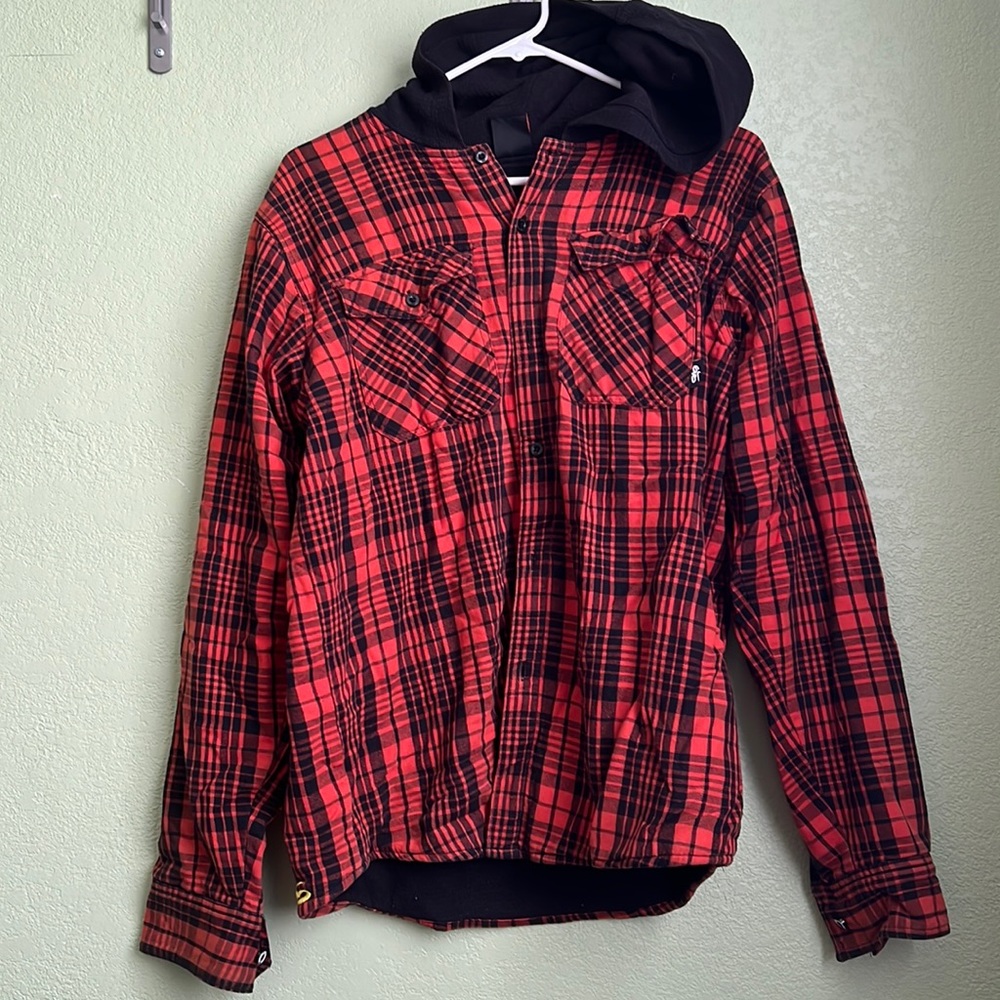 Nike orange plaid Sweater